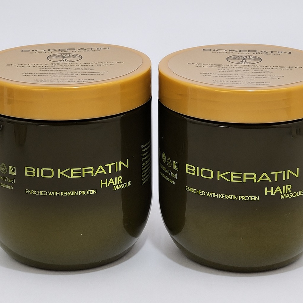 Bio Keratin Botanical Collection Hydrating Hair Masque – 16.9 fl oz (Bundle